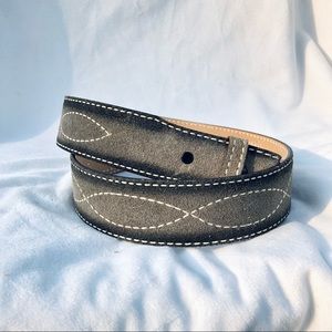 Torel Saddlery > Mens Western Ombre Grey Handstitched Leather Belt > 36